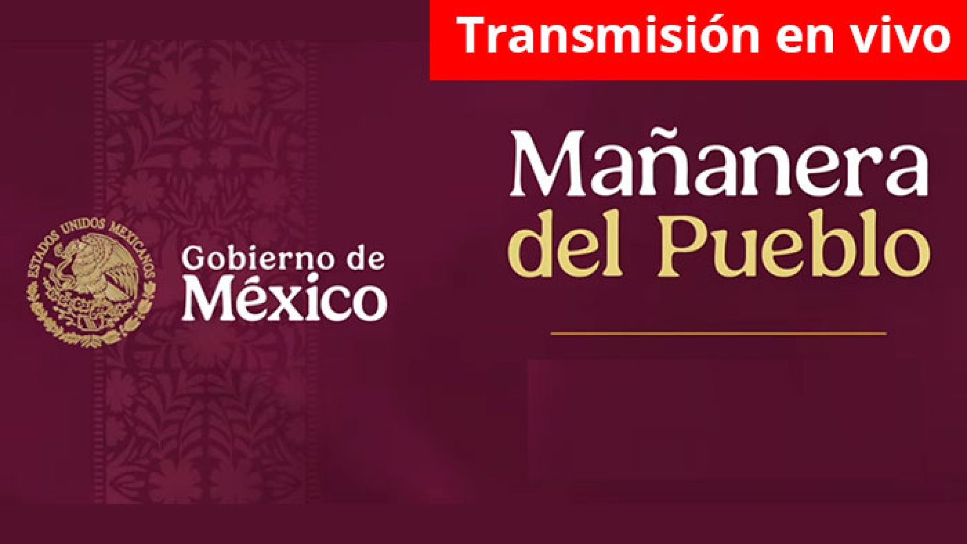 Mañanera del Pueblo en directo